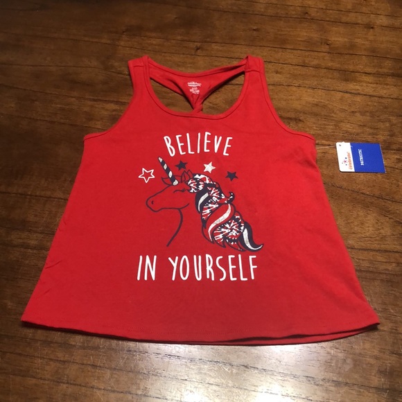 Girl’s Twist Back Tank Top Small 6-6X - Picture 6 of 7